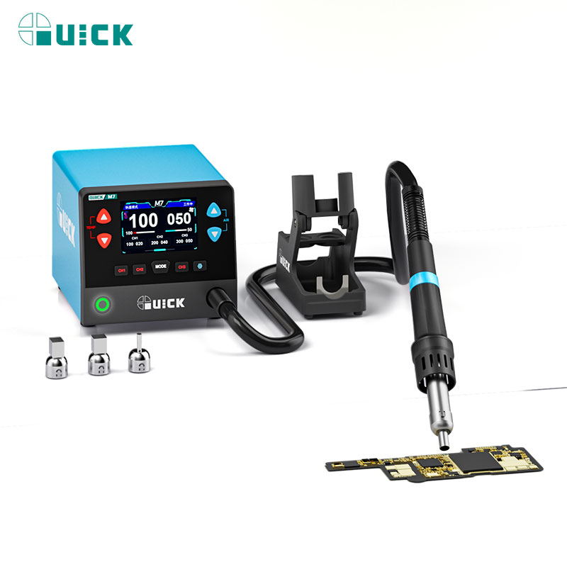 Estación de aire caliente QUICK M7 soporte ajustable