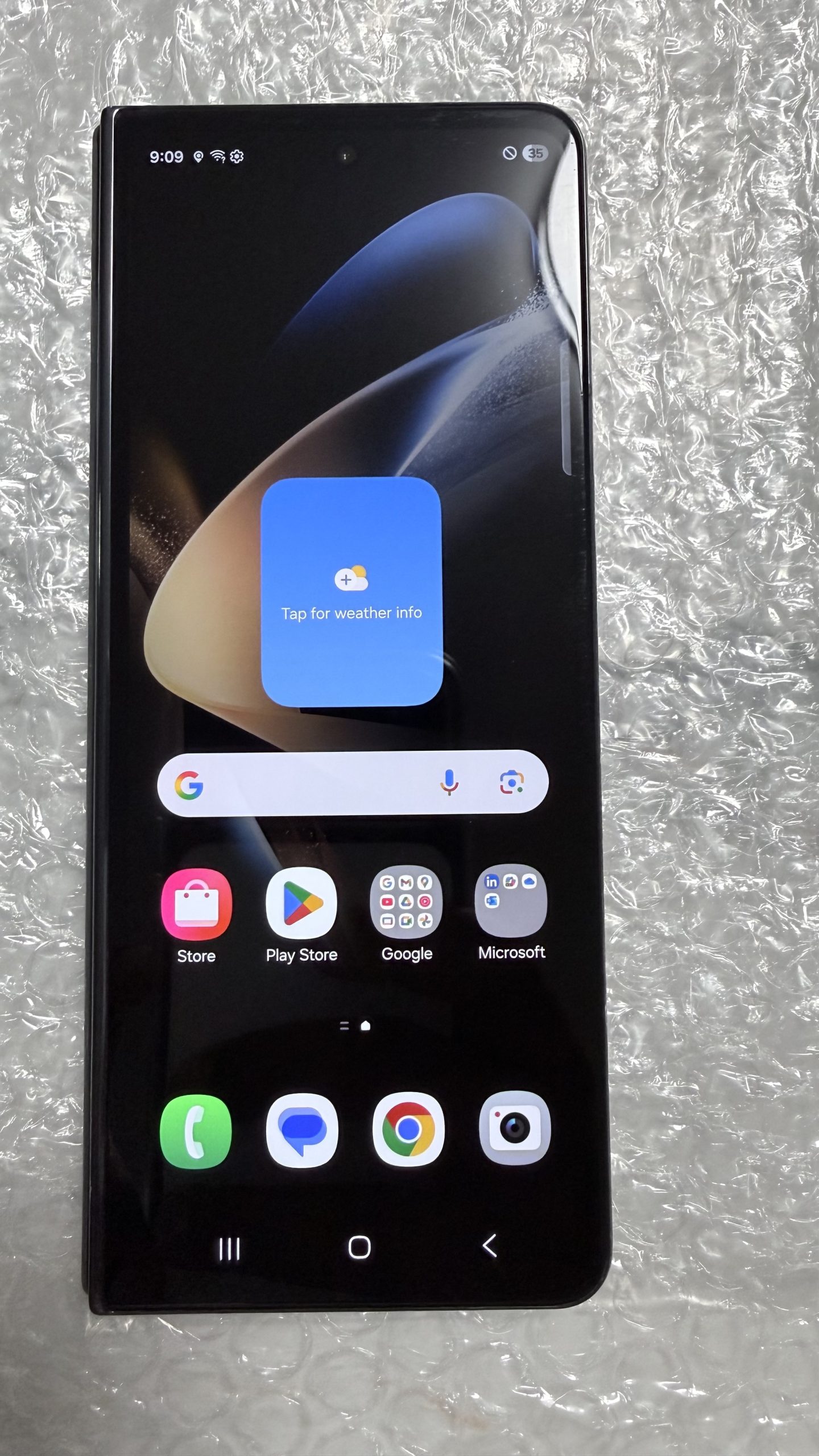 Samsung Galaxy Z Fold4 1TB Phantom Black — Desbloqueado — Grado C (línea en pantalla interna) + Galaxy Watch4 Classic 46mm de REGALO - Imagen 4