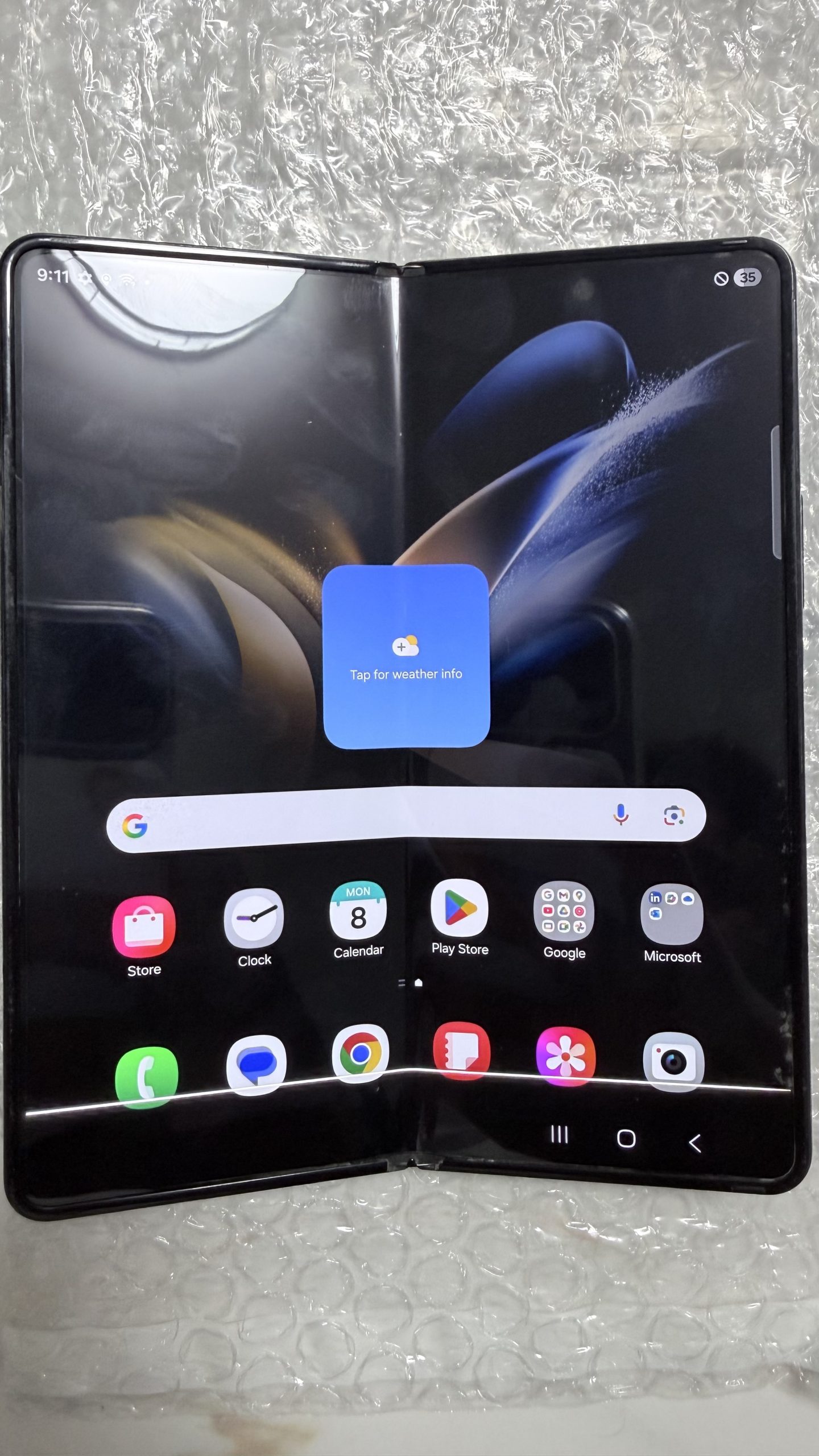 Samsung Galaxy Z Fold4 1TB Phantom Black — Desbloqueado — Grado C (línea en pantalla interna) + Galaxy Watch4 Classic 46mm de REGALO - Imagen 13