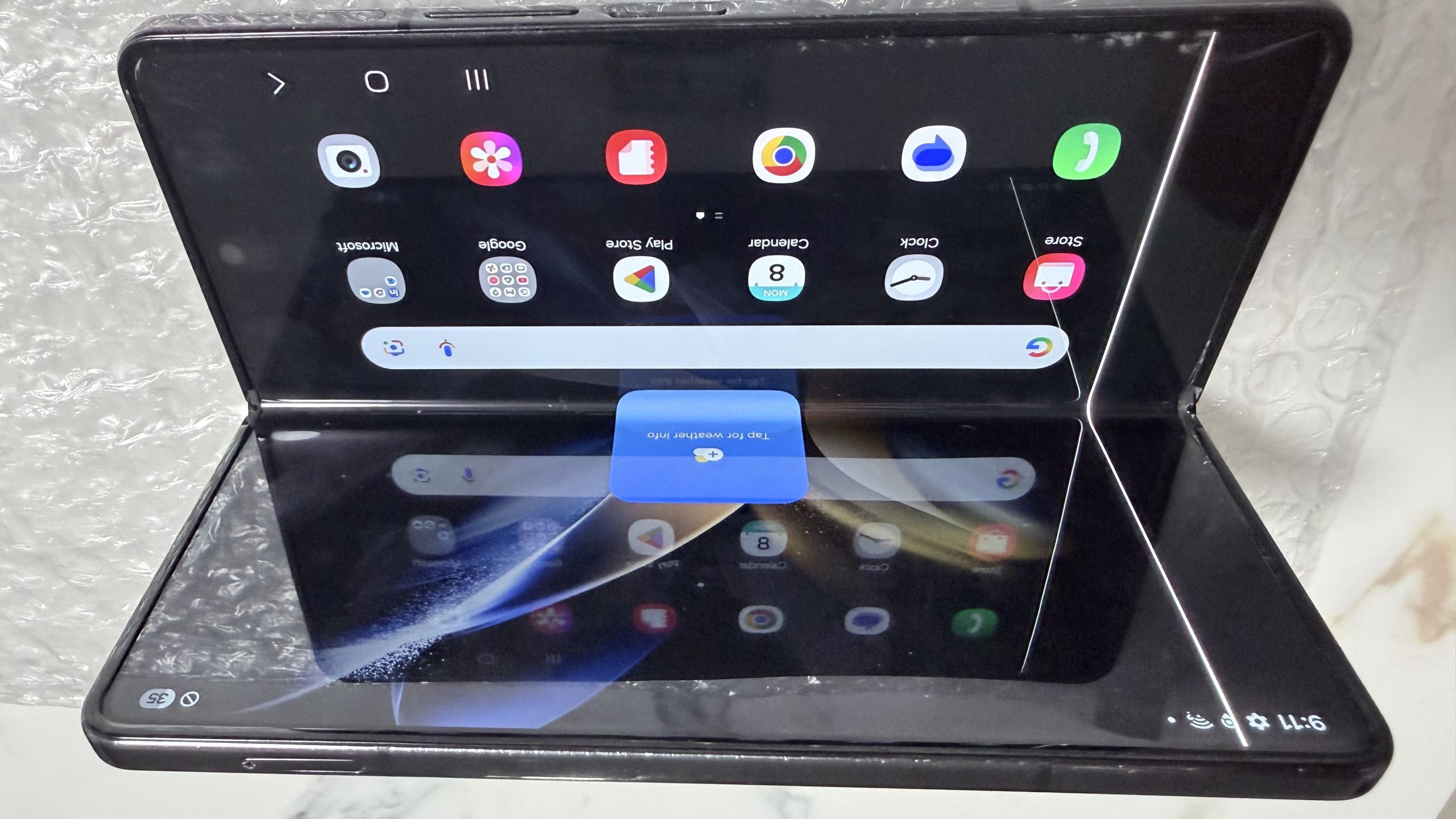 Samsung Galaxy Z Fold4 1TB Phantom Black — Desbloqueado — Grado C (línea en pantalla interna) + Galaxy Watch4 Classic 46mm de REGALO - Imagen 16