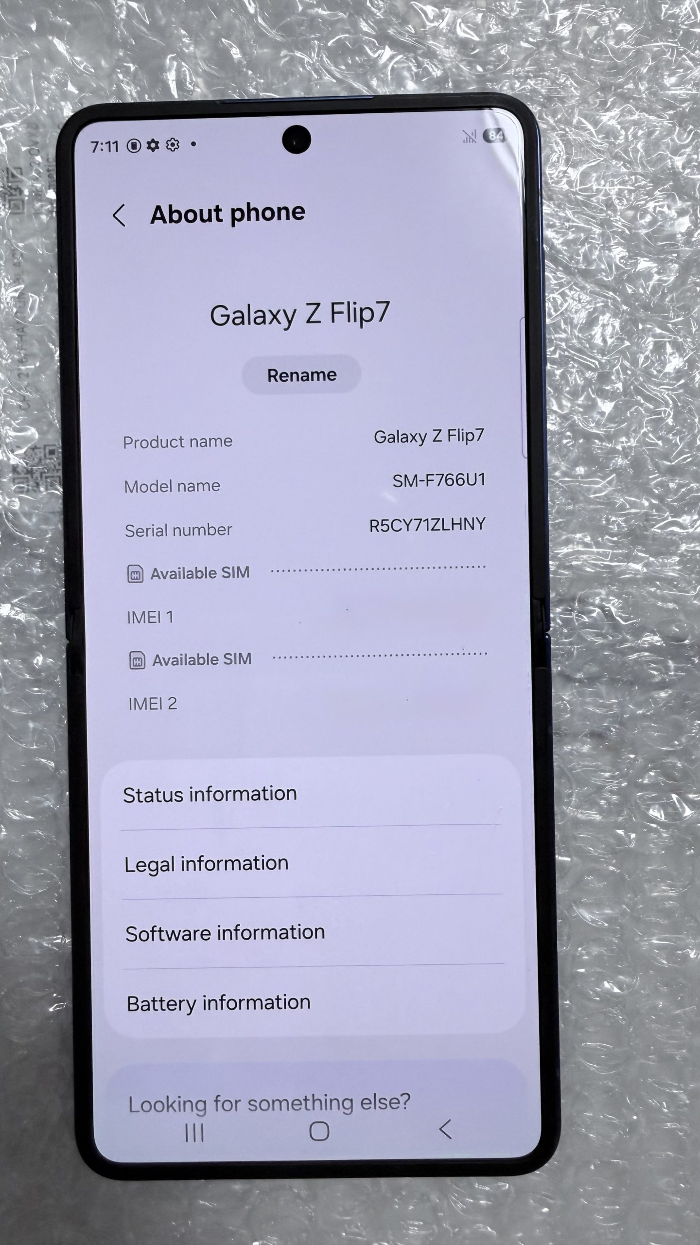 Samsung Galaxy Z Flip7 5G 256GB Blue Shadow — Desbloqueado — Grado A+ - Imagen 13