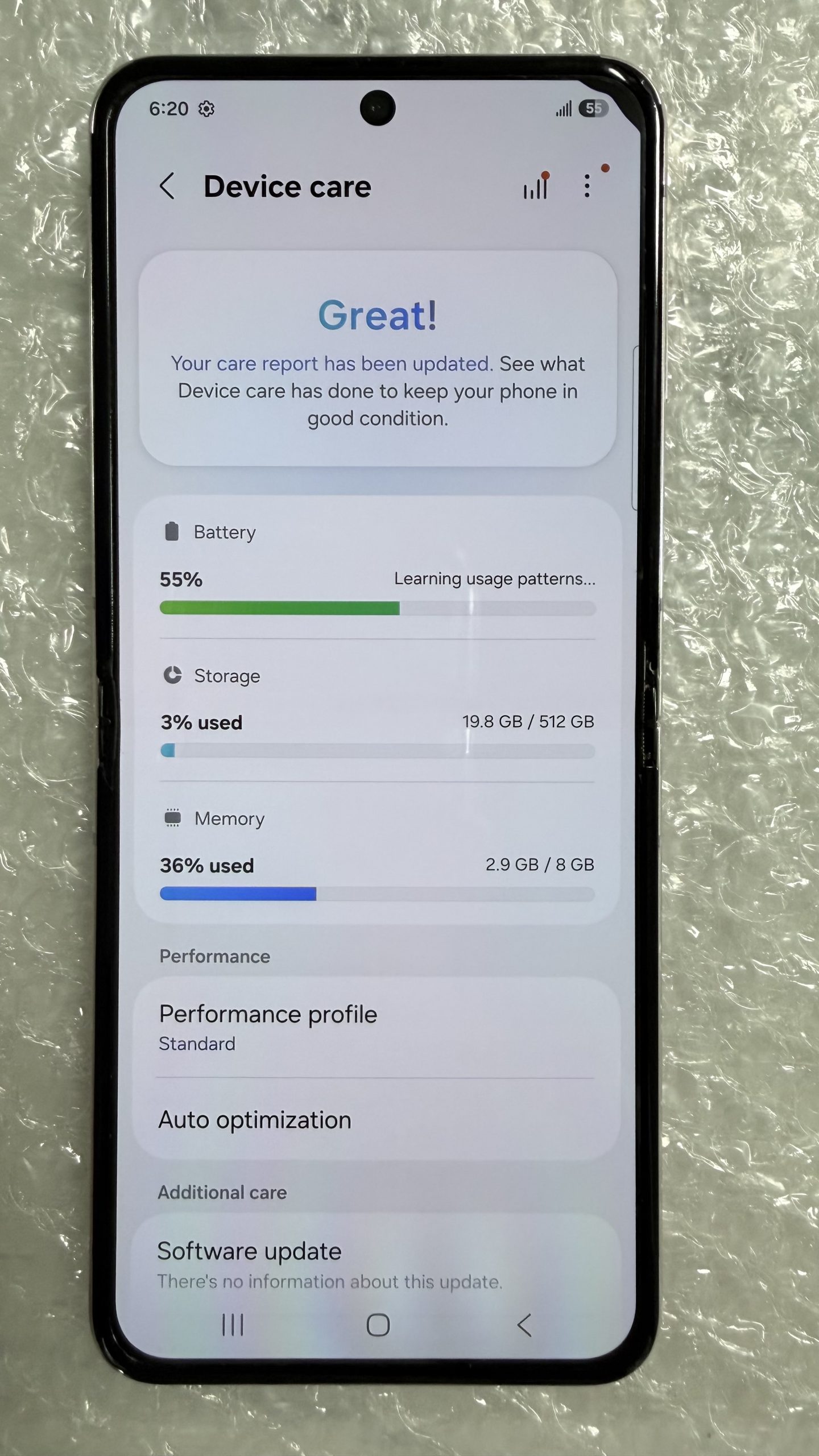 Samsung Galaxy Z Flip 5 512GB Lavender Desbloqueado — 100% Funcional con punto en pantalla + Galaxy Watch Active2 de REGALO - Imagen 18