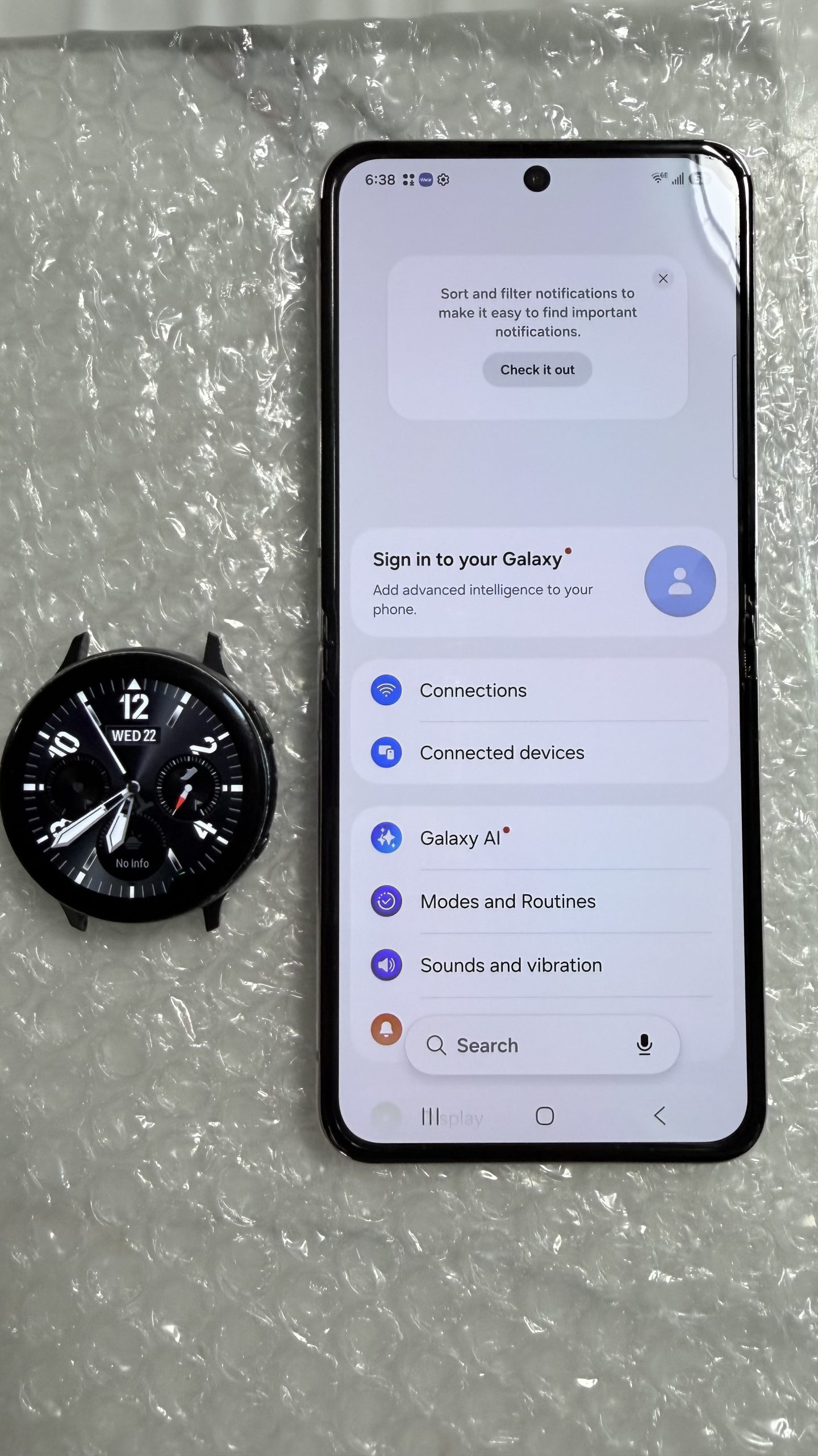 Samsung Galaxy Z Flip 5 512GB Lavender Desbloqueado — 100% Funcional con punto en pantalla + Galaxy Watch Active2 de REGALO - Imagen 21