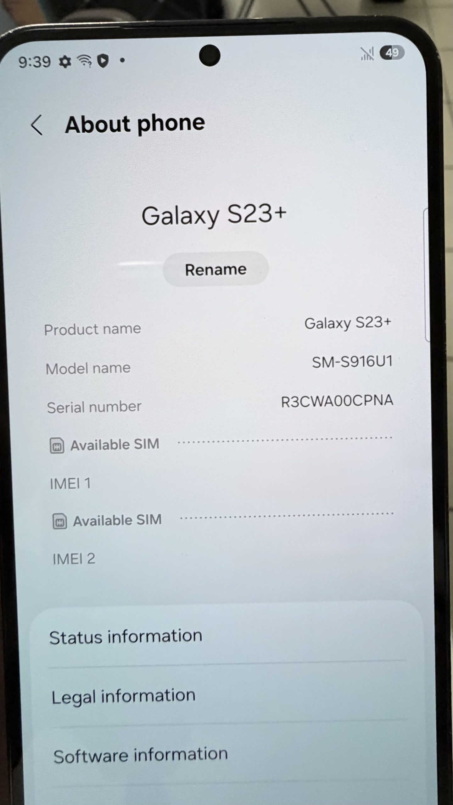Samsung Galaxy S23+ 5G 256GB Phantom Black — Desbloqueado de Fábrica (SM-S916U1) — Grado B - Imagen 4