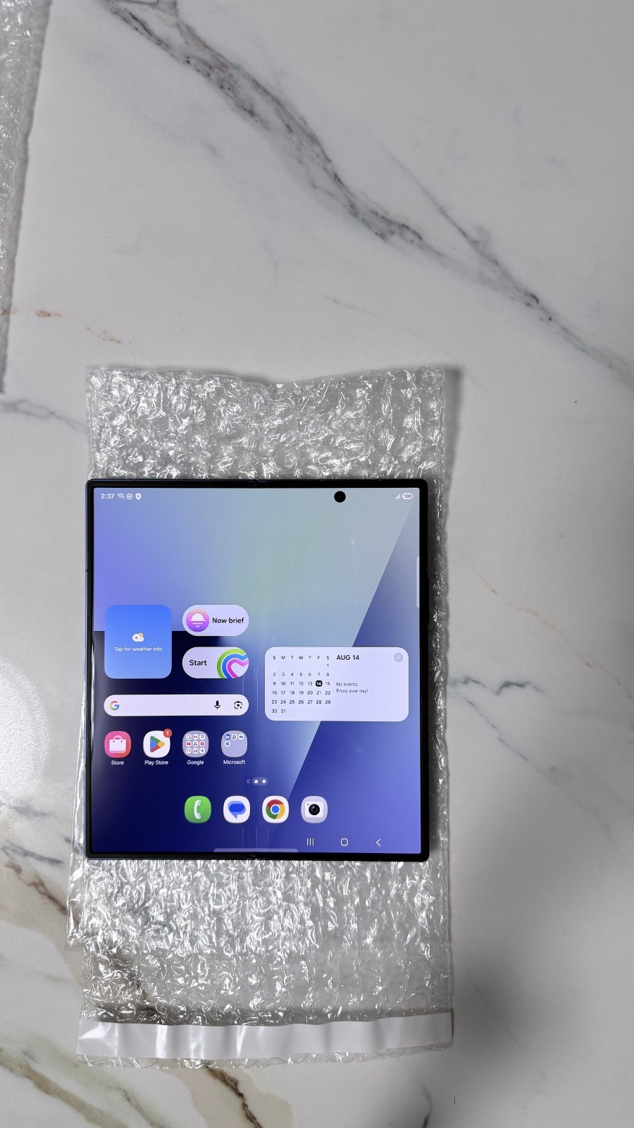 Samsung Galaxy Z Fold7 256GB Blue Shadow — Desbloqueado de Fábrica (SM-F966U1) — Grado A - Imagen 3